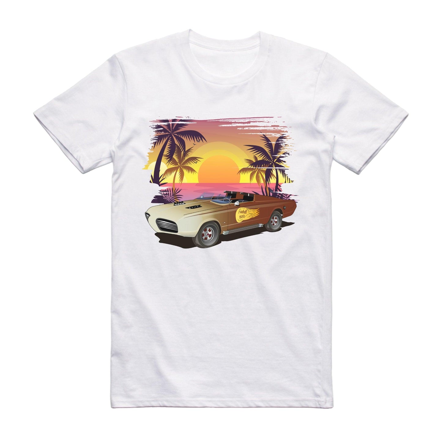 Fireball 500 Plymouth Barracuda Famous Car T-shirt