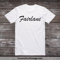 Ford Fairlane Emblem Classic Car T-Shirt White / S T-Shirt