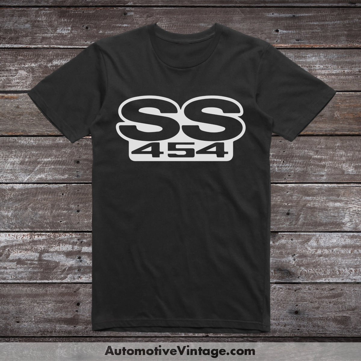 General Motors Ss 454 Engine Size Car T-Shirt Black / S T-Shirt