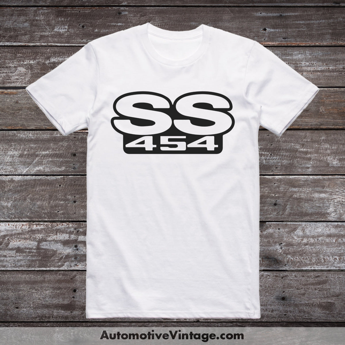 General Motors Ss 454 Engine Size Car T-Shirt White / S T-Shirt