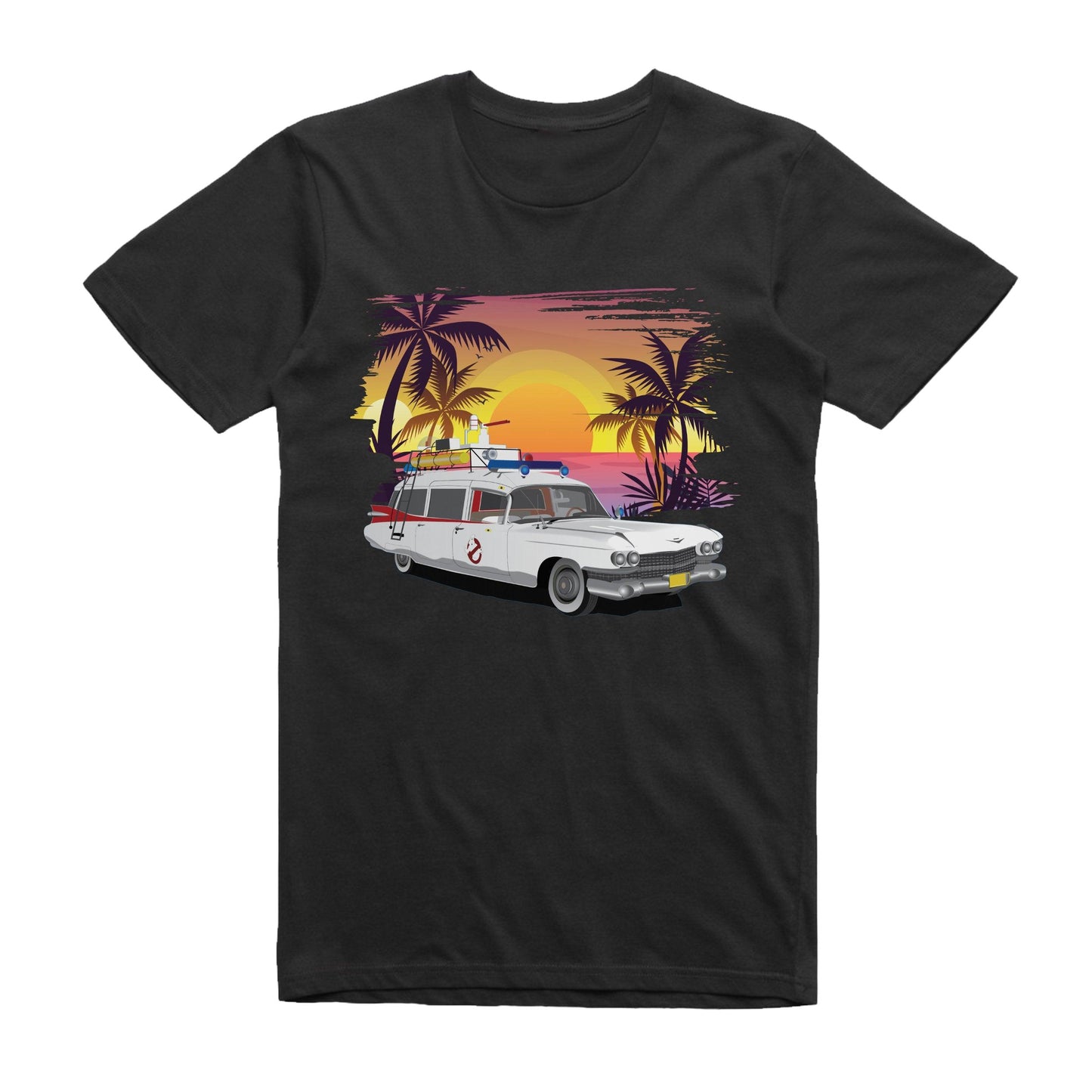 Ghostbusters Ecto-1 Cadillac Famous Car T-shirt