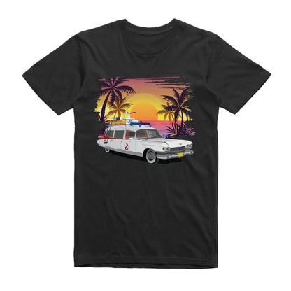 Ghostbusters Ecto-1 Cadillac Famous Car T-shirt
