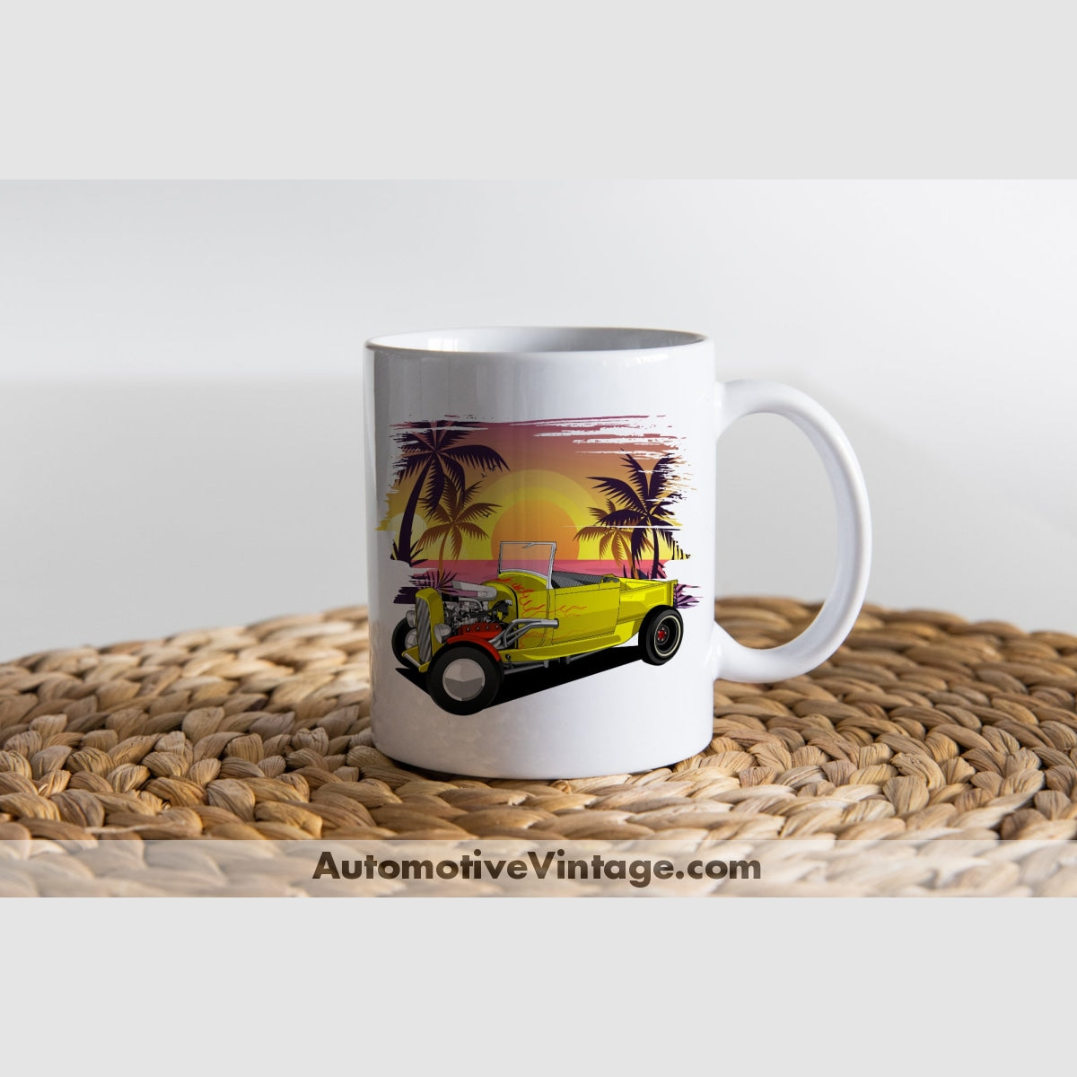 Happy Days Ralph Malph Ford Famous Car Coffee Mug White
