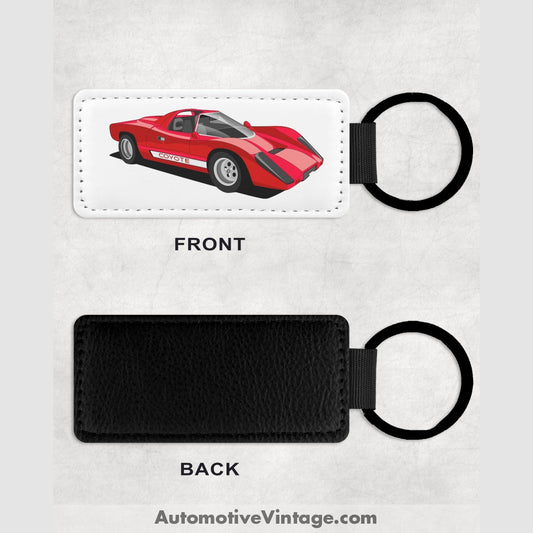 Hardcastle And Mccormick Coyote Famous Car Leather Key Chain Keychains