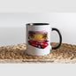 Hardcastle And Mccormick Coyote Famous Car Coffee Mug Black & White Two Tone