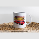 Hardcastle And Mccormick Coyote Famous Car Coffee Mug White