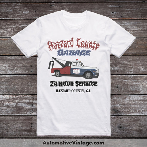 Hazzard County Garage Cooters Television T-Shirt White / S T-Shirt
