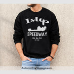 Islip Speedway New York Drag Racing Sweatshirt Black / S
