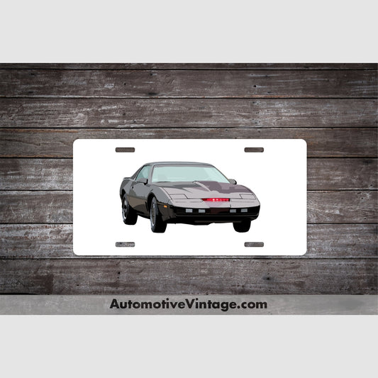 Knight Rider Pontiac Trans Am Famous Car License Plate White