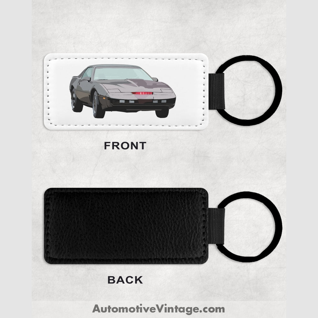Knight Rider KITT Pontiac Trans Am Famous Car Leather Keychain ...