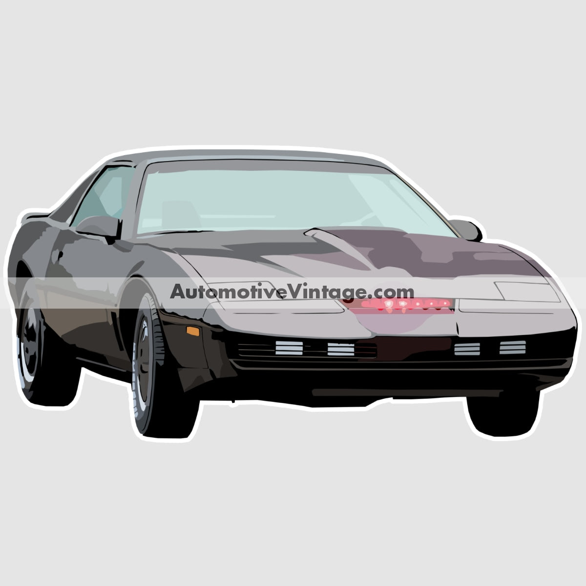 Knight Rider K.i.t.t. Pontiac Trans Am Famous Car Wall Sticker