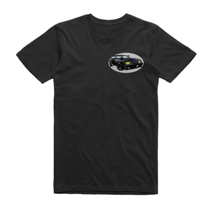 Mad Max Interceptor Famous Car Chest Logo T-shirt Black / S Famous Car T-Shirt