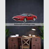 Magnum P.i. Ferrari 308 Gts Famous Car Wall Sticker 12 Wide