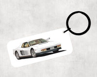 Miami Vice Ferrari Testarossa TV Famous Car Metal Keychain