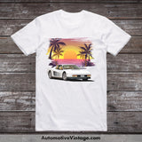 Miami Vice Ferrari Testarossa Famous Car T-Shirt S T-Shirt