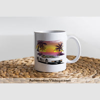 Miami Vice Ferrari Testarossa Famous Car Coffee Mug White
