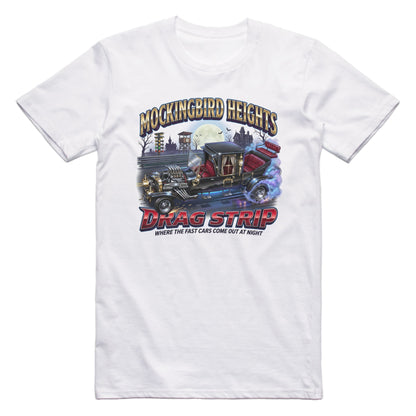 Mockingbird Heights Drag Strip The Munsters Television T-shirt