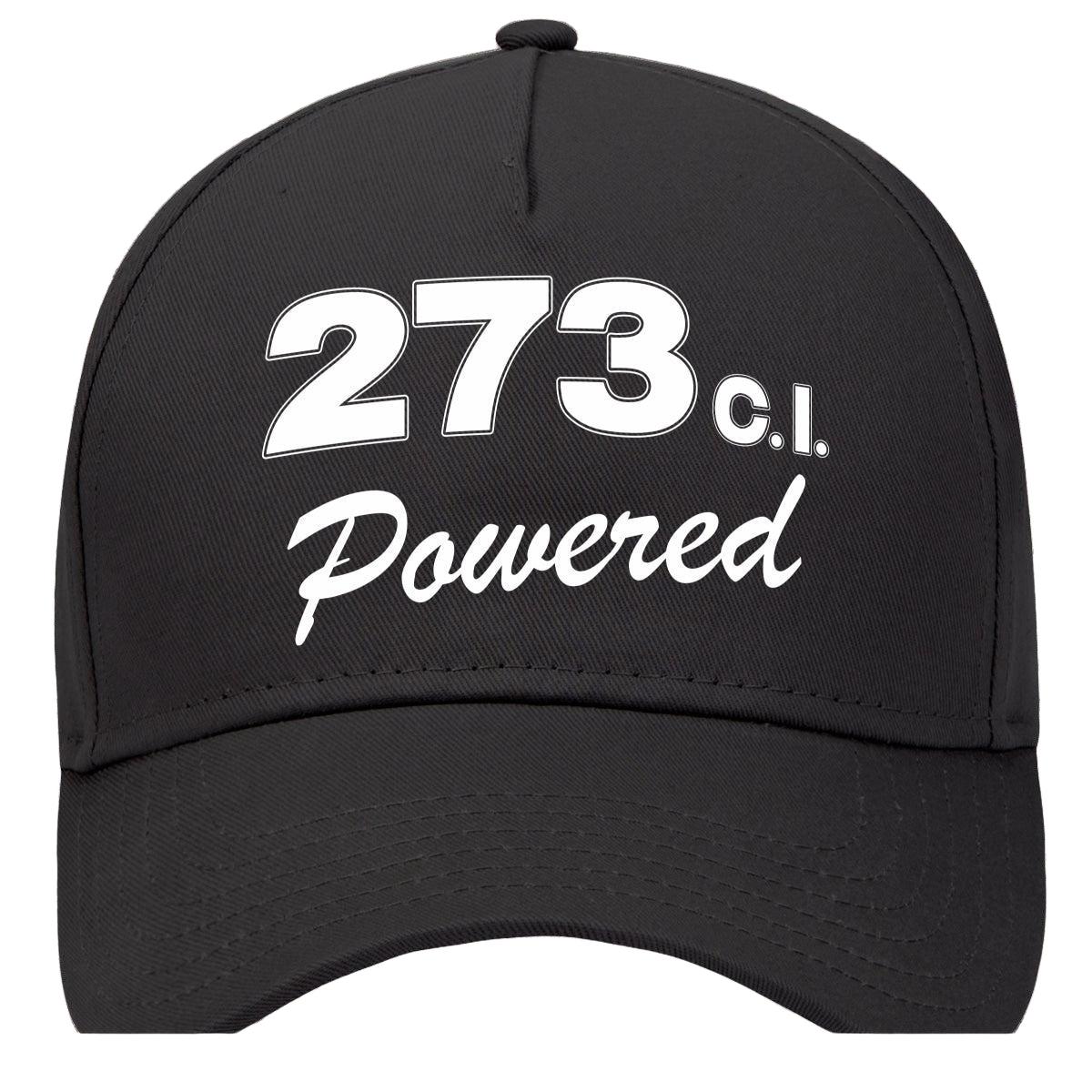 Plymouth 273 C.i. Powered Engine Size Car Hat Black