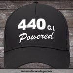 Plymouth 440 C.i. Powered Engine Size Car Hat Black