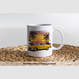 Return To Macon County 1957 Chevy Famous Car Coffee Mug White