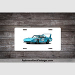 Richard Petty Superbird Famous Car License Plate White