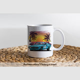 Richard Petty #43 Roadrunner Famous Car Coffee Mug White