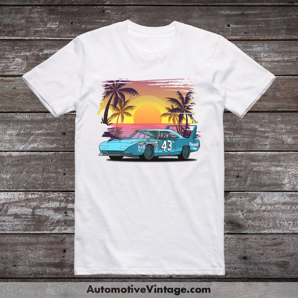Richard Petty #43 Superbird Famous Car T-Shirt S T-Shirt