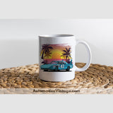 Richard Petty #43 Superbird Famous Car Coffee Mug White