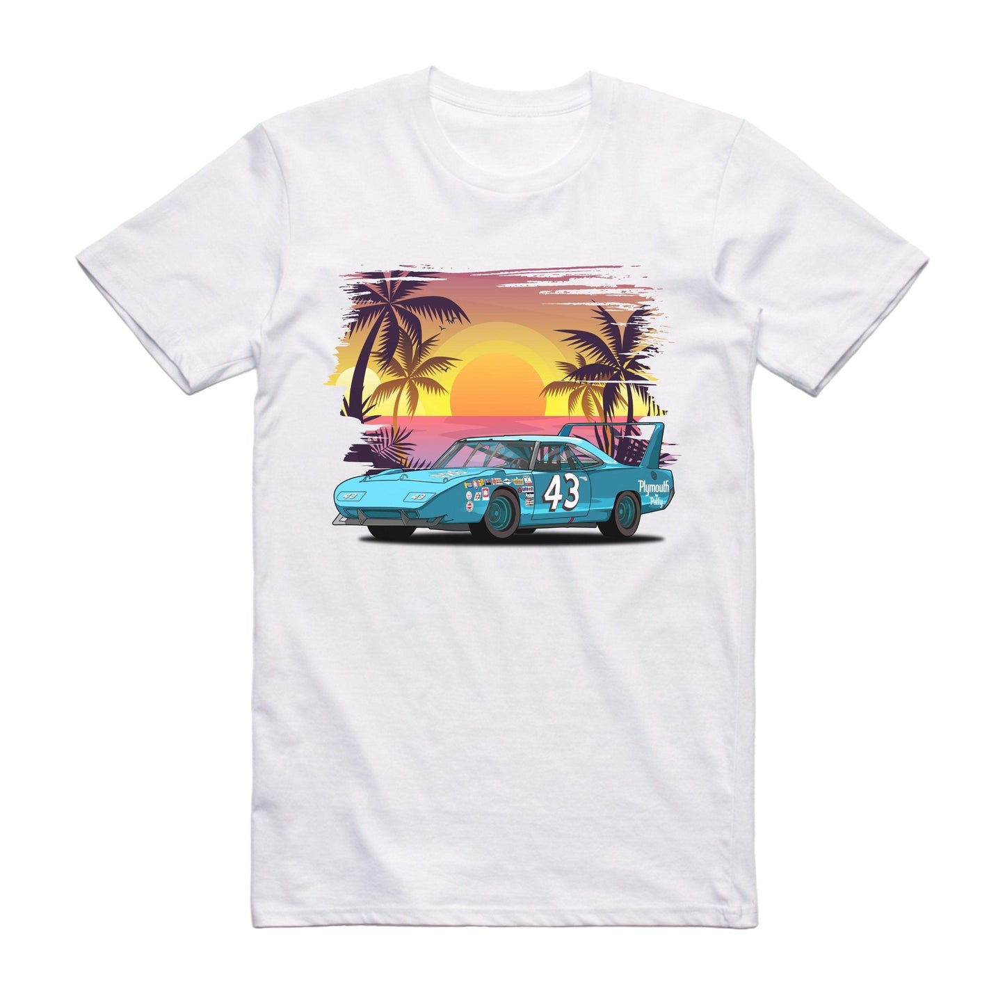 Richard Petty #43 Superbird Famous Car T-shirt
