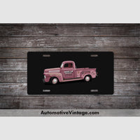 Sanford And Son Ford Pickup Famous Car License Plate Black