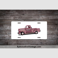 Sanford And Son Ford Pickup Famous Car License Plate White