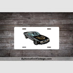 Smokey And The Bandit Pontiac Trans Am Famous Car License Plate White