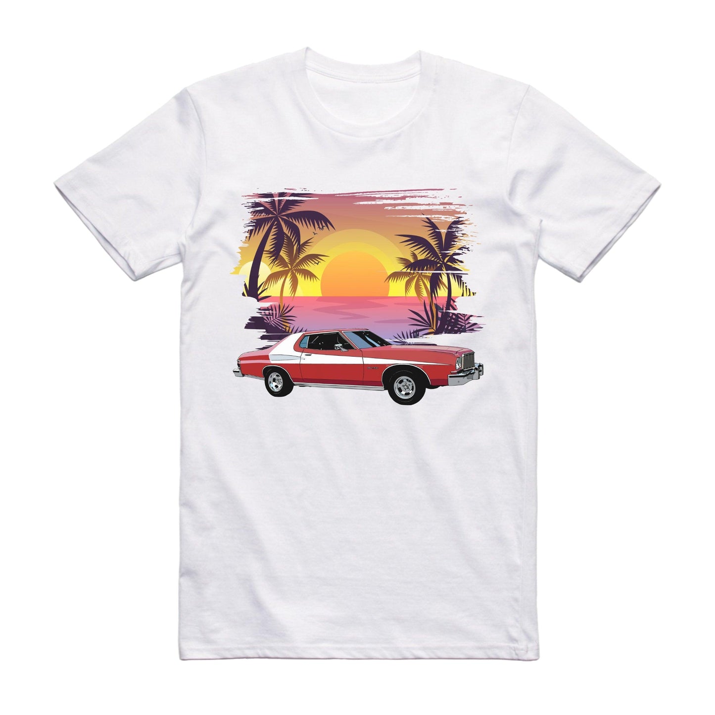 Starsky and Hutch Gran Torino Famous Car T-shirt
