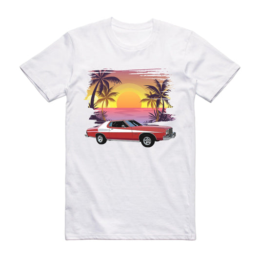 Starsky and Hutch Gran Torino Famous Car T-shirt