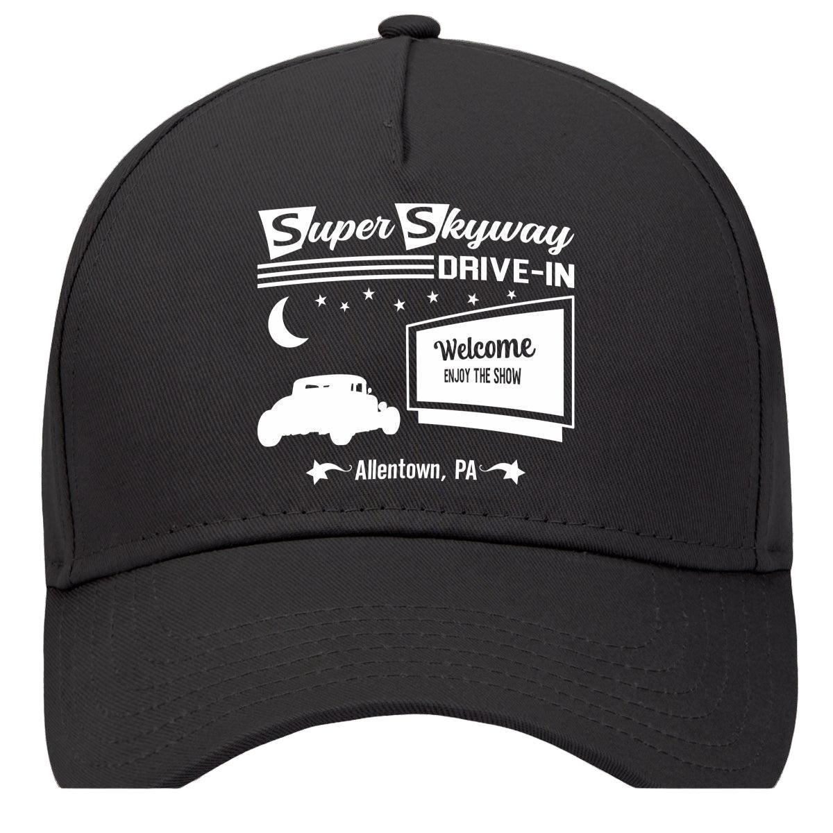 Super Skyway Drive-In Allentown Pennsylvania Drive In Movie Hat Black