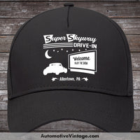 Super Skyway Drive-In Allentown Pennsylvania Drive In Movie Hat Black