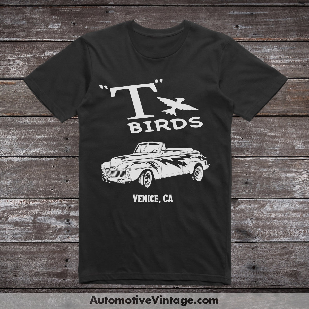 The T-Birds Greaser Style Car T-Shirt S T-Shirt