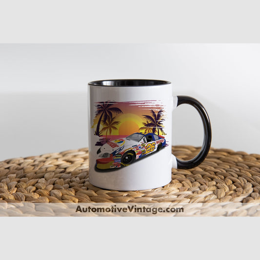 Talladega Nights Wonder Bread Famous Car Coffee Mug Black & White Two Tone