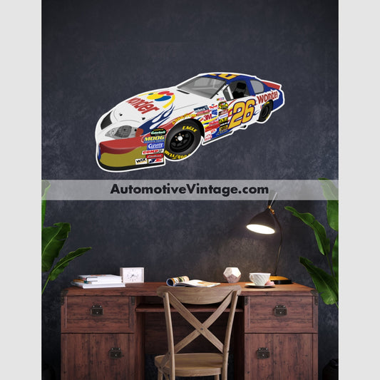 Talladega Nights Wonder Bread Famous Car Wall Sticker 12 Wide