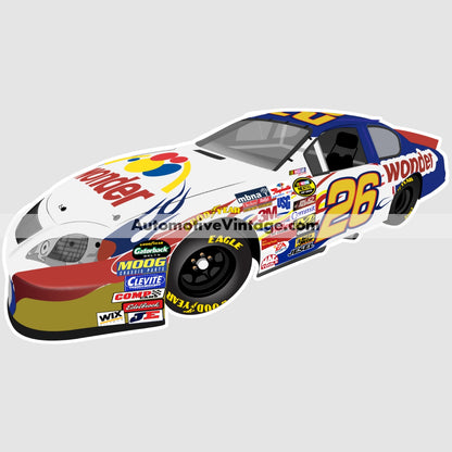 Talladega Nights Wonder Bread Famous Car Wall Sticker