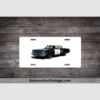 The Blues Brothers Monaco Famous Car License Plate White