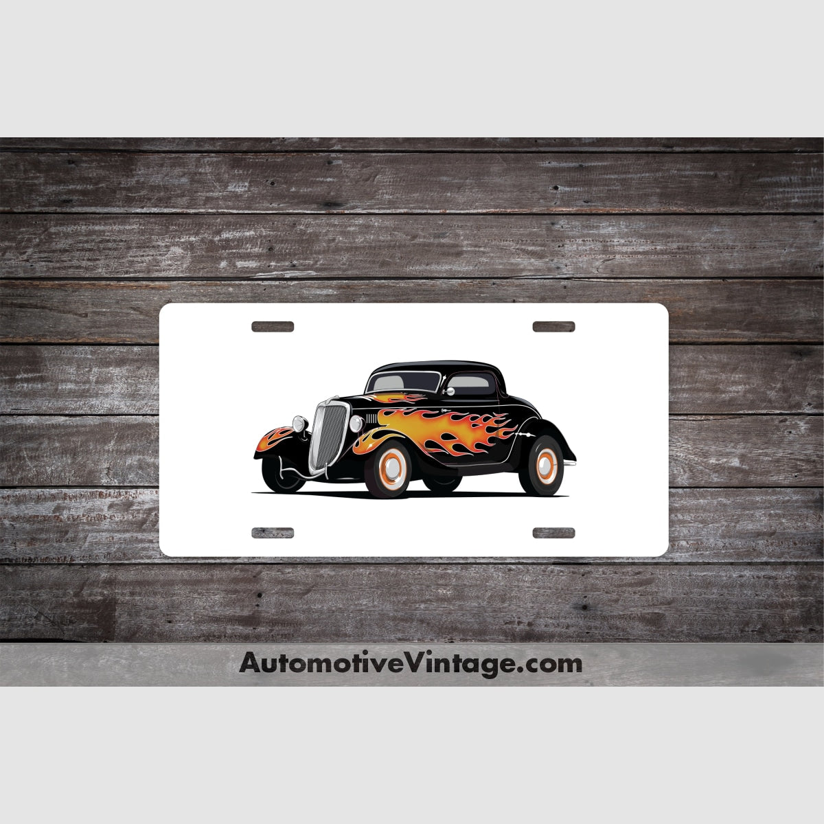 The California Kid 1934 Ford Famous Car License Plate White