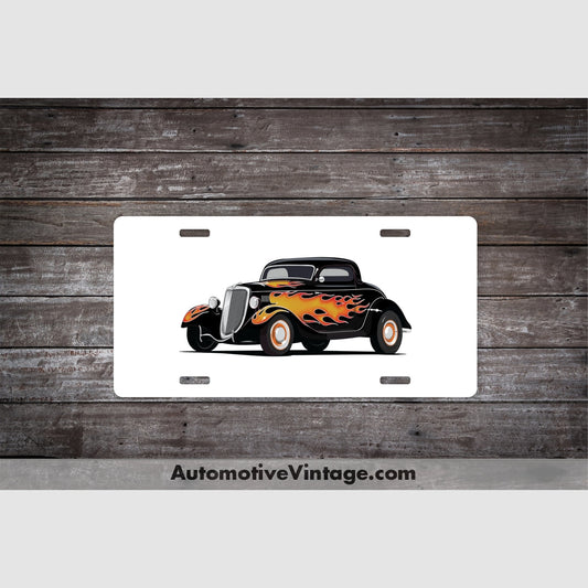 The California Kid 1934 Ford Famous Car License Plate White