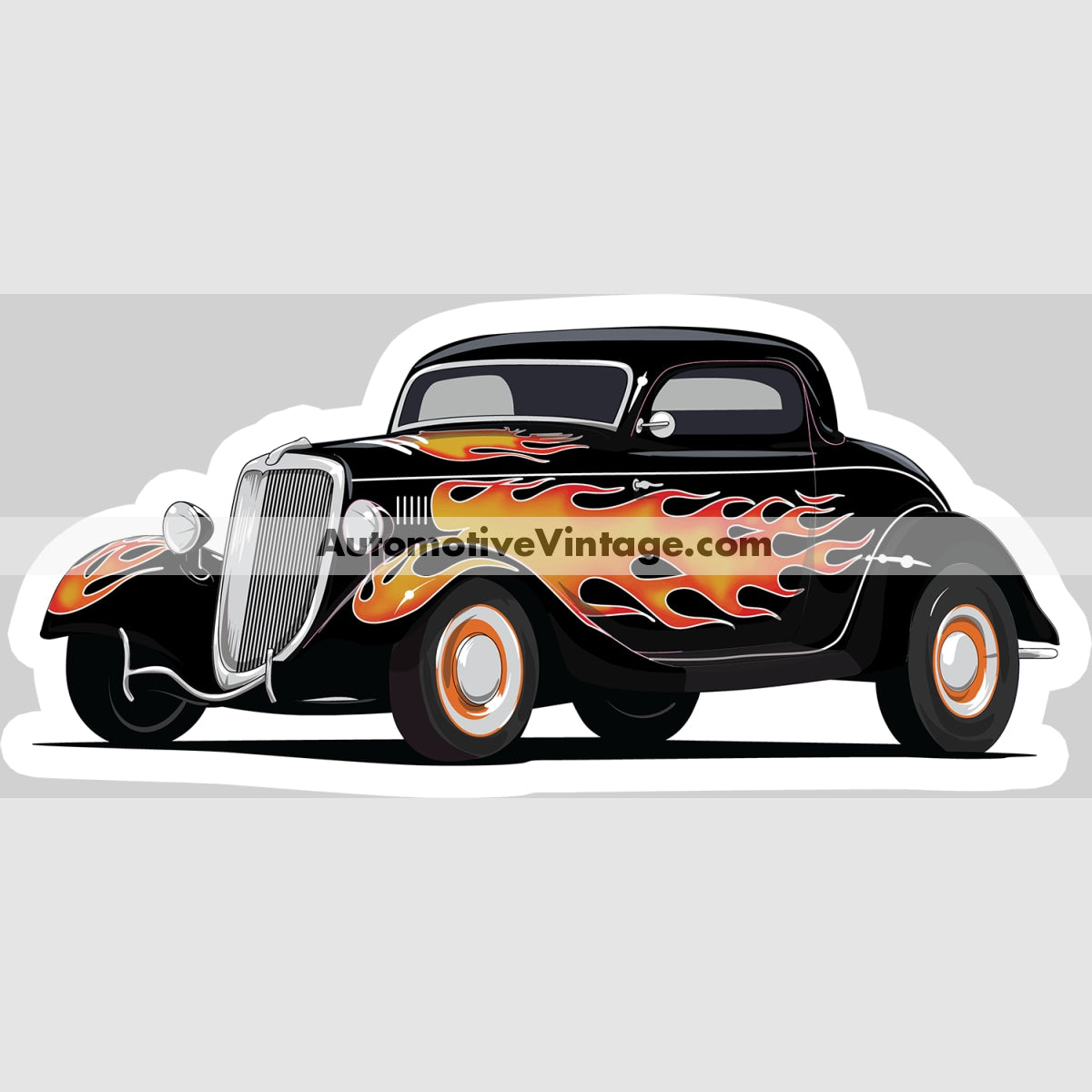 The California Kid 1934 Ford Famous Tv Show Car Magnet