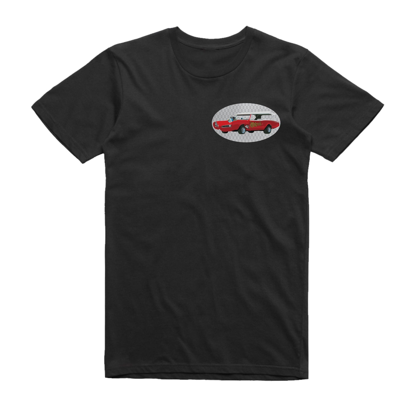 The Monkees Pontiac GTO Famous Car Chest Logo T-shirt Famous Car T-Shirt