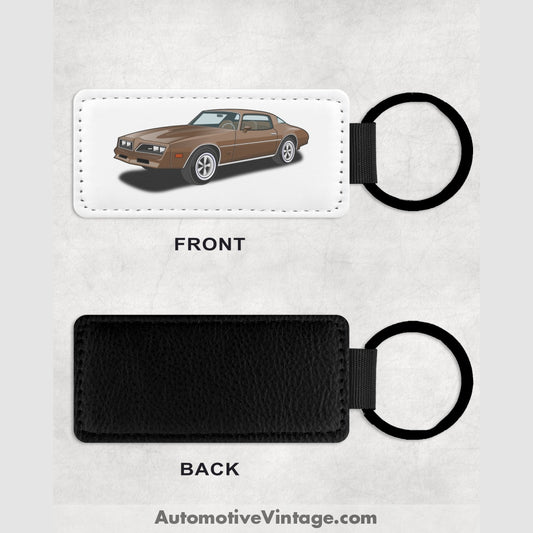 The Rockford Files Pontiac Firebird Famous Car Leather Key Chain Keychains