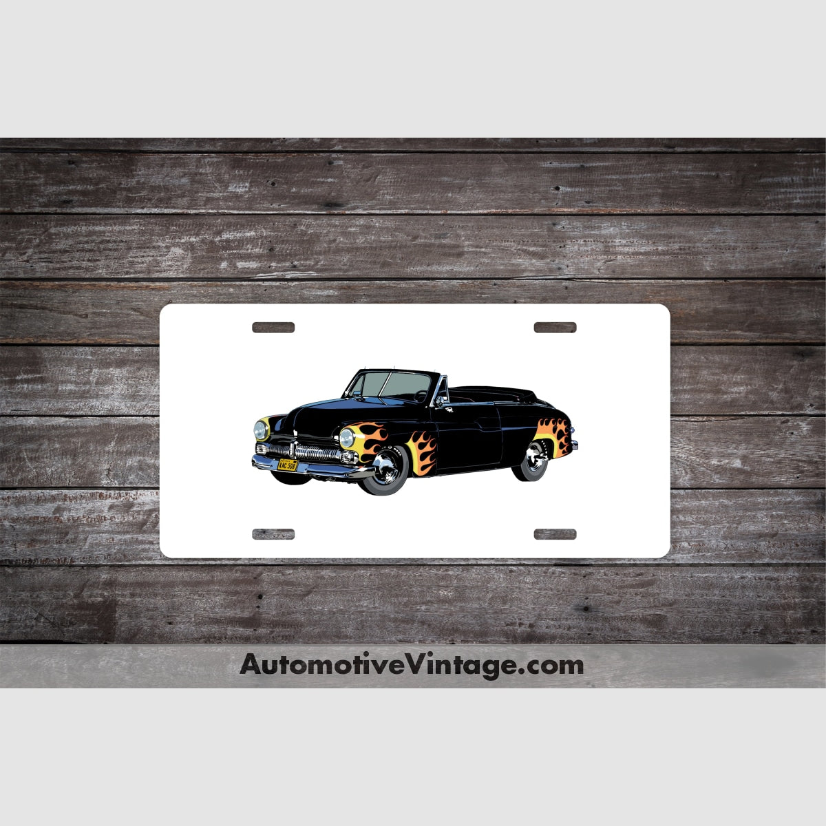 Grease The Scorpions Merc Famous Car License Plate White