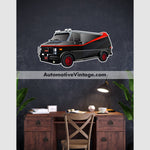 The A Team Gmc Van Famous Car Wall Sticker 12 Wide