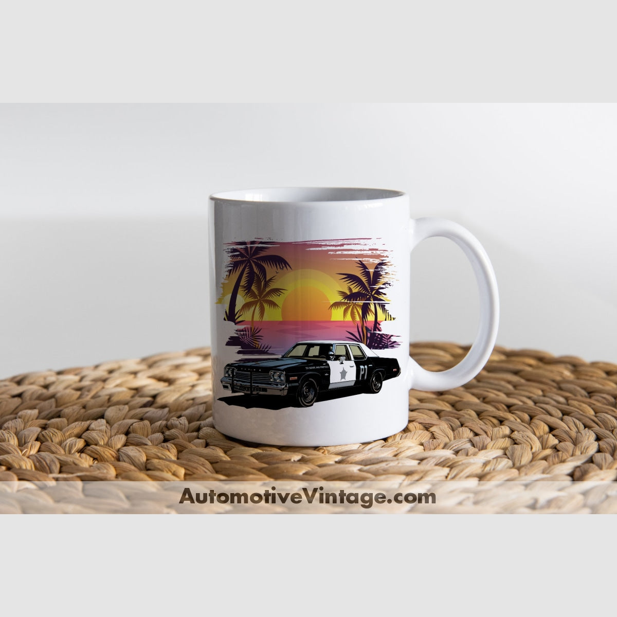 The Blues Brothers Monaco Famous Car Coffee Mug White