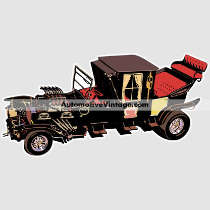 The Munsters Koach Famous Car Wall Sticker
